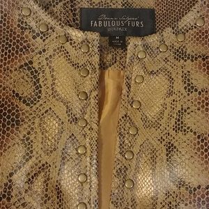 Fabulous Furs vegan leather jacket